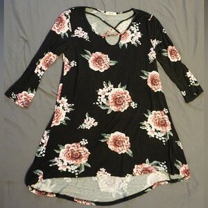 First Love floral shirt